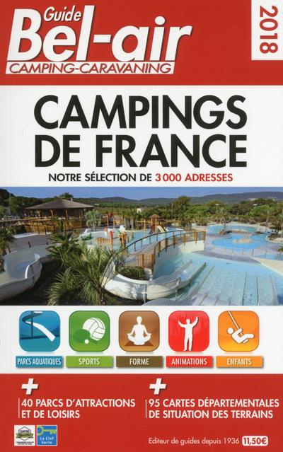 Guide Bel-air Campings de France. Edition 2018