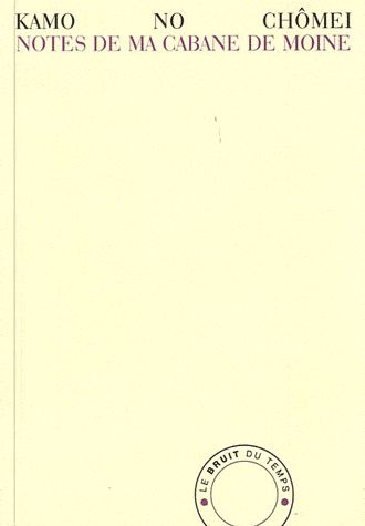 Notes de ma cabane de moine