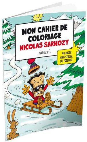 Mon cahier de coloriage Nicolas Sarkozy