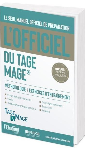 L'officiel du TAGE MAGE. Manuel officiel de préparation au test