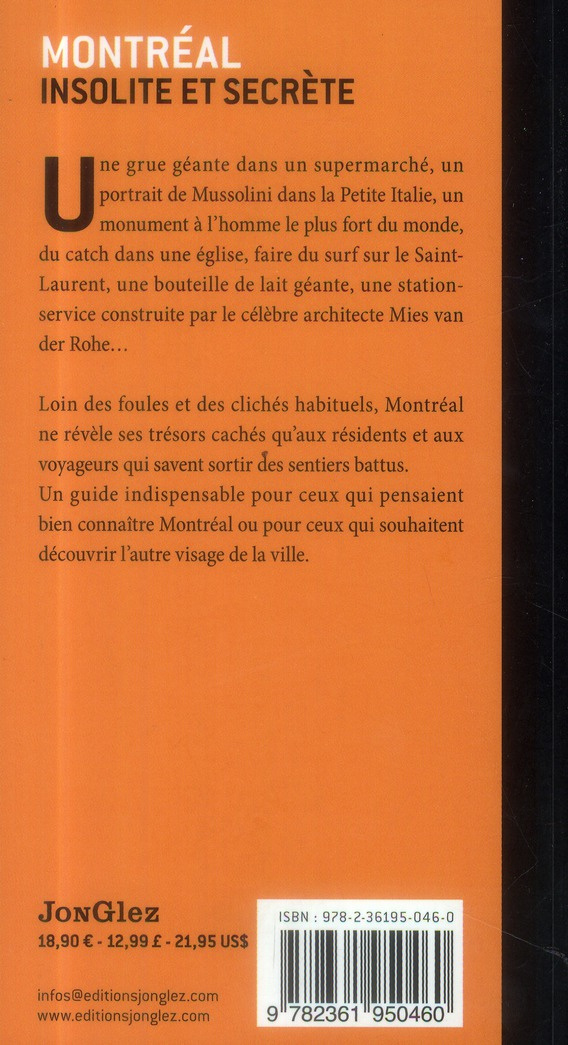 Montréal insolite et secrète