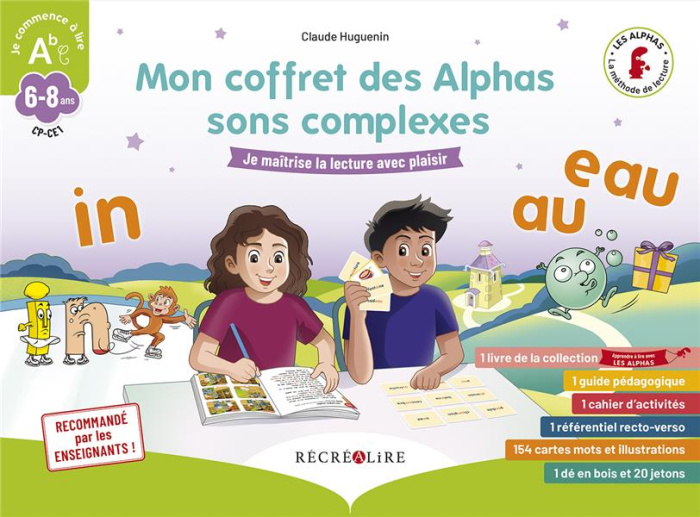 Mon coffret des Alphas sons complexes. Méthode de lecture CP CE1