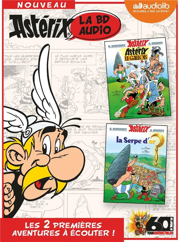 Astérix - La BD audio Tome 1 : Astérix le Gaulois ; La serpe d'or. 2 CD audio