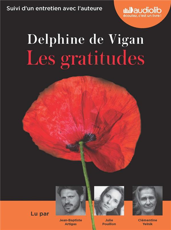Les gratitudes. 1 CD audio MP3