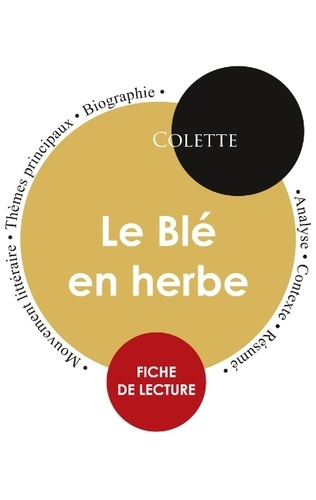 Le blé en herbe. Fiche de lecture