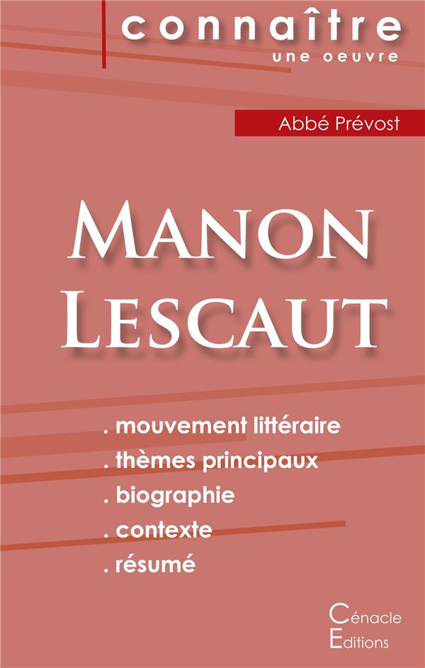 Manon Lescaut. Fiche de lecture
