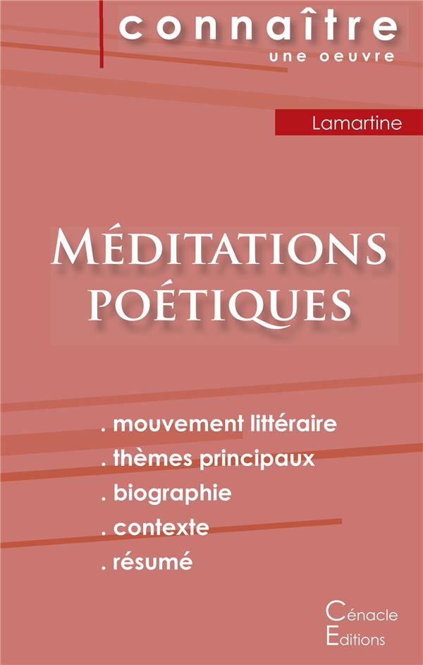 Méditations poétiques. Fiche de lecture