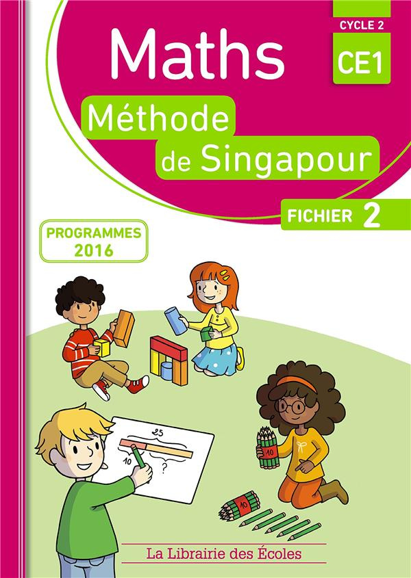 Maths CE1, méthode de Singapour, fichier 2. Programmes 2016