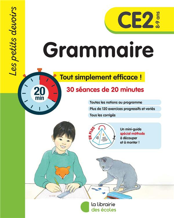 Grammaire CE2. 30 séances de 20 minutes
