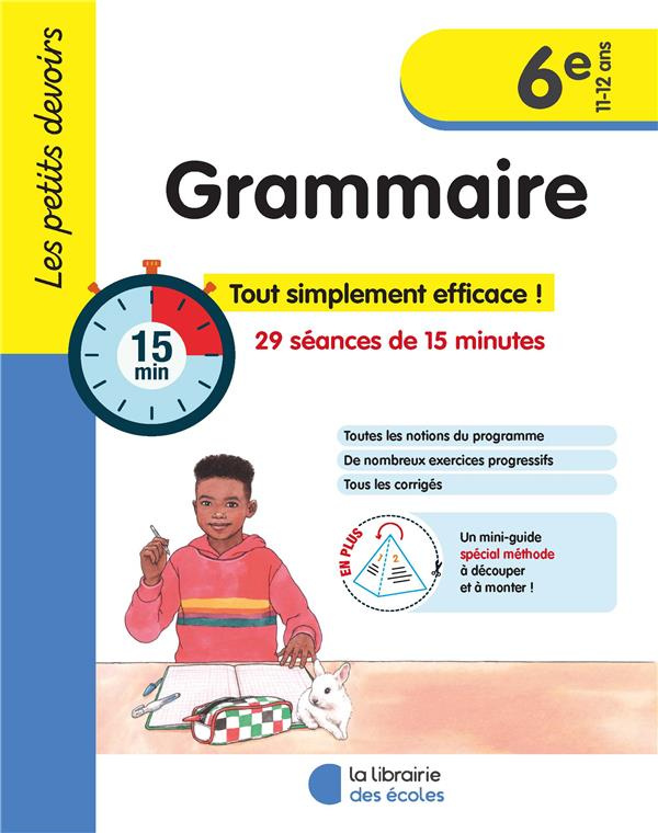 Grammaire 6e. 29 séances de 15 minutes