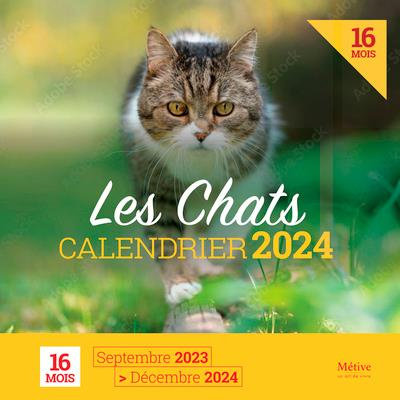 Calendrier chats. Edition 2024