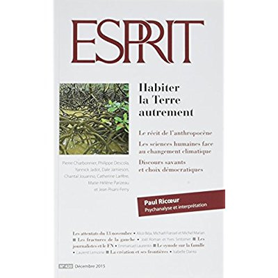 Esprit N° 420, Décembre 2015 : Habiter la Terre autrement