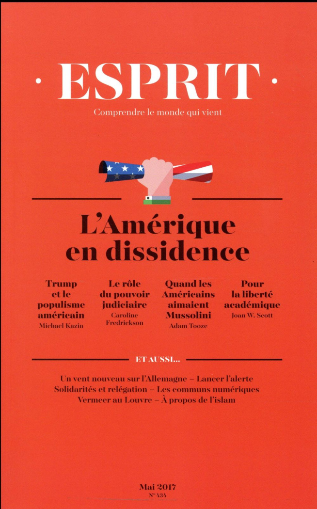 Esprit N° 434, mai 2017 : L'Amérique en dissidence