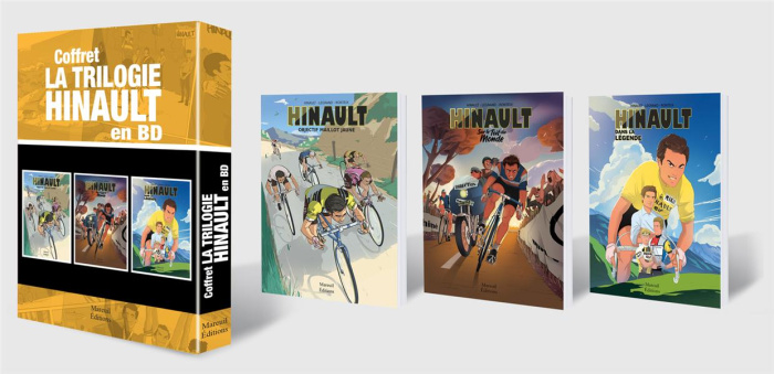 Coffret La trilogie Hinault en BD - 3 tomes