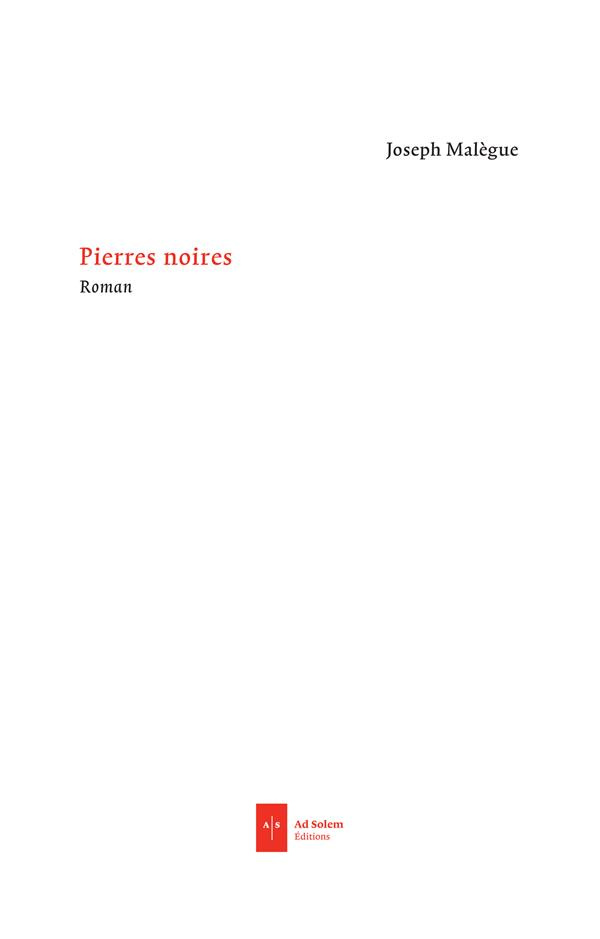 Pierres noires. Les Classes moyennes du Salut