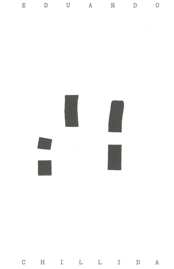 Eduardo Chillida. Edition bilingue français-anglais