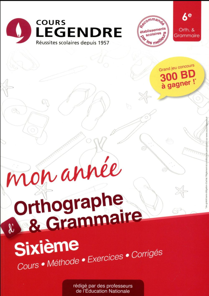 Orthographe grammaire 6e