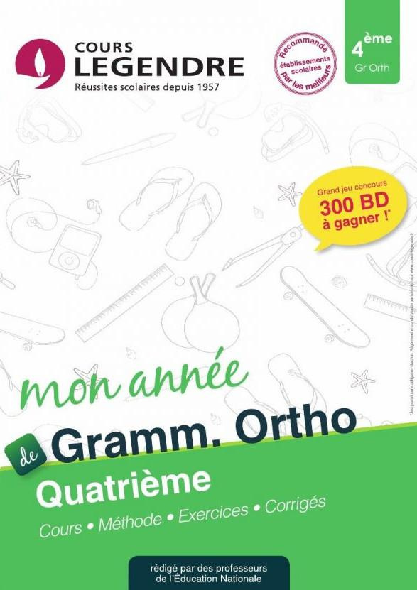 Orthographe et grammaire 4e. Edition 2021