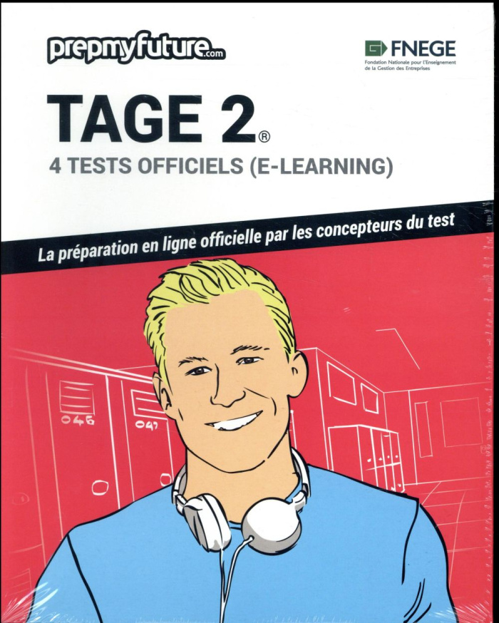 Tage 2®. 4 tests officiels (e-learning). Contient 1 clé d'activation