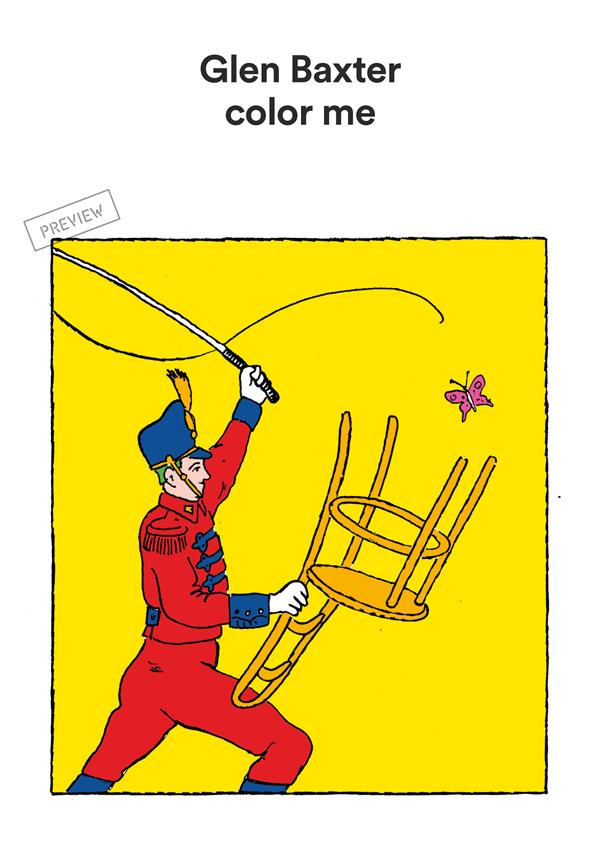 Color me. Glen Baxter