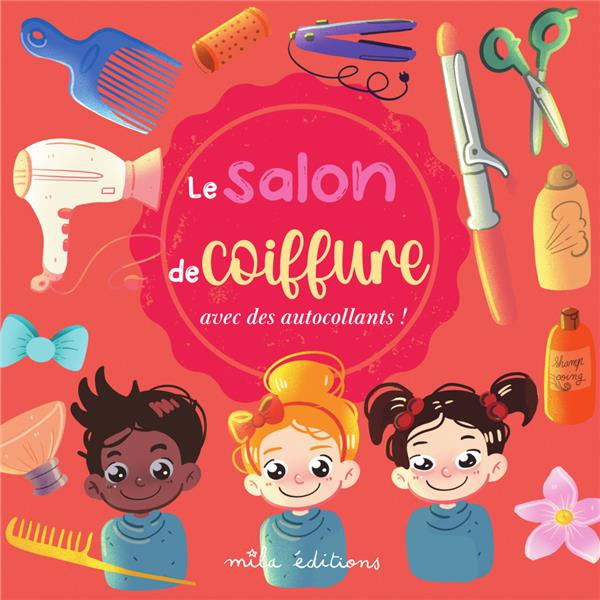 Le salon de coiffure. Avec des autocollants !