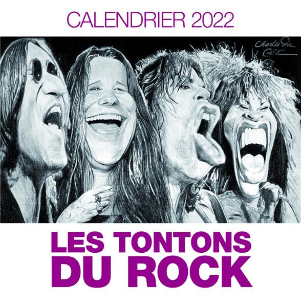 Les tontons du rock. Calendrier, Edition 2022