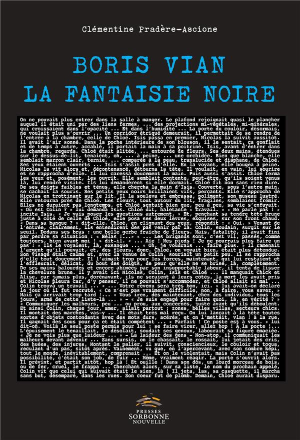 Boris Vian, la fantaisie noire