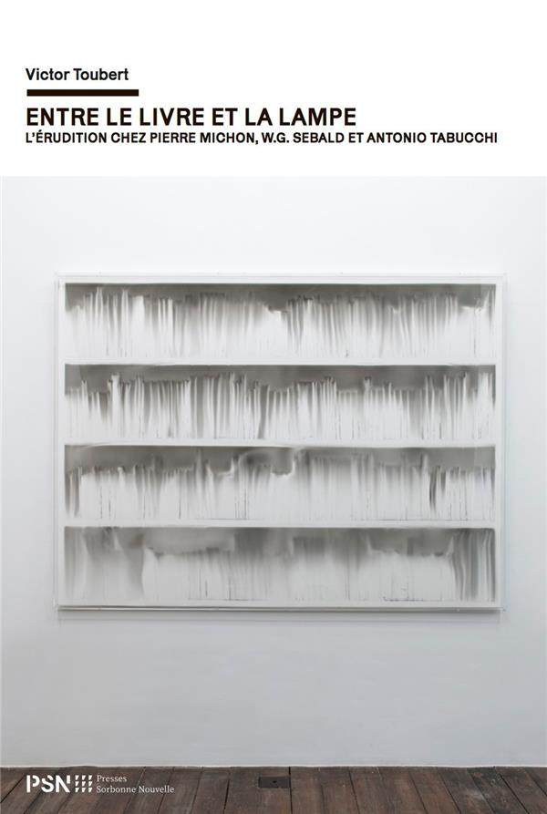 Entre le livre et la lampe. L'érudition chez Pierre Michon, W.G. Sebald et Antonio Tabucchi