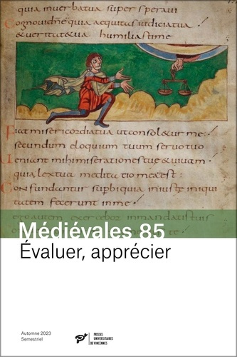 Médiévales N° 85 : Evaluer, apprécier