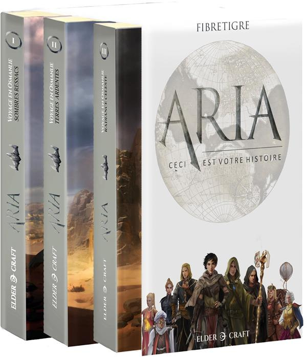 Aria - Voyage en Osmanlie : Coffret en 3 volumes. Tome 1 : Sombres ressacs ; Tome 2 : Terres ardente