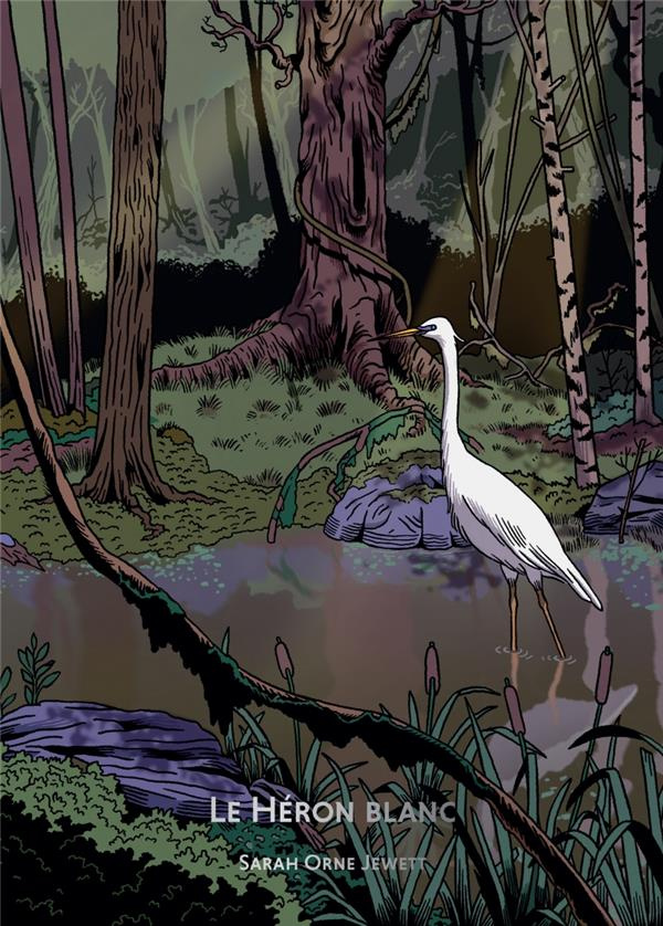 Le Héron blanc. Bibliothèque illustrée