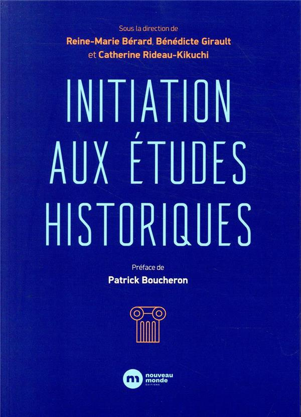 Initiation aux études historiques