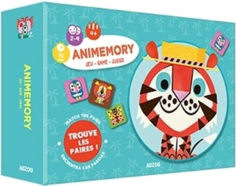 P'tit jeu de memory - les animaux en vacances (exclu inter)