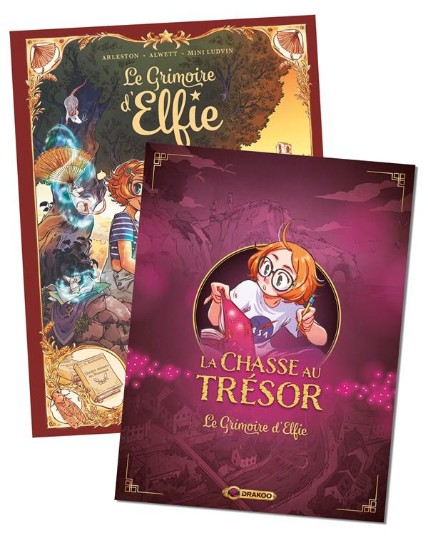 Le grimoire d'Elfie Tome 2 : Le Dit des cigales. Avec Le grimoire d'Elfie, La chasse au trésor et un