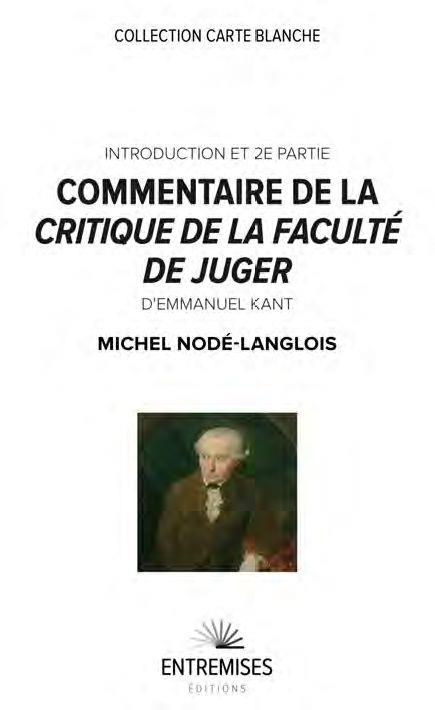 Commentaire de la critique de la faculté de juger d'Emmanuel Kant. (Introduction et 2ème partie)