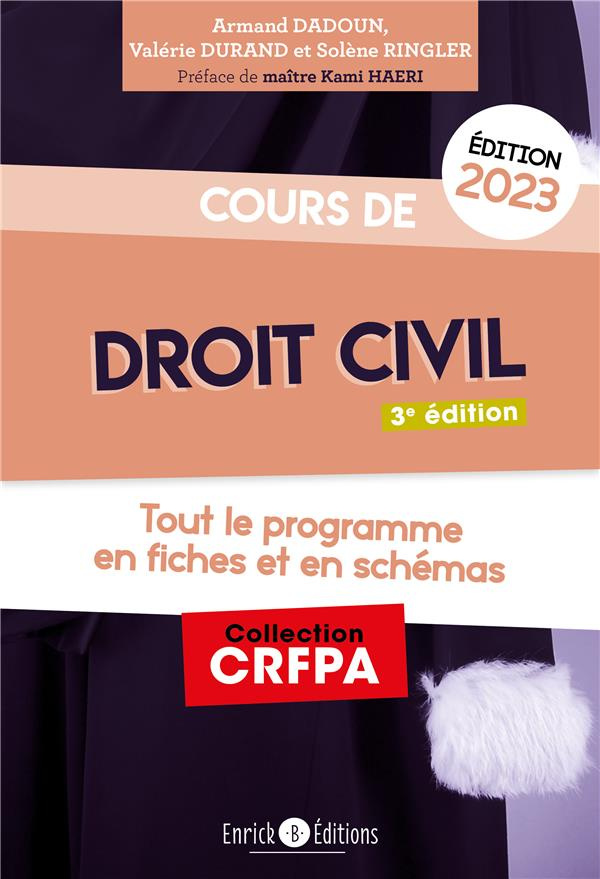 Cours de droit civil. Tout le programme en fiches et en schémas, Edition 2023