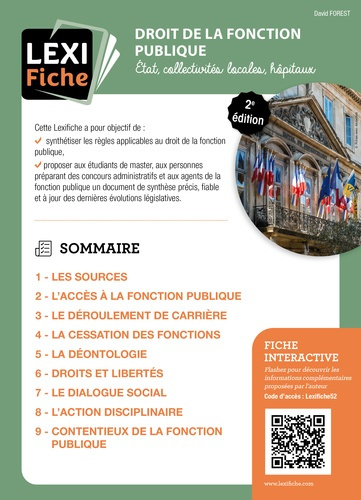 Droit de la fonction publique. Etats, collectivités locales, hôpitaux, 2e édition