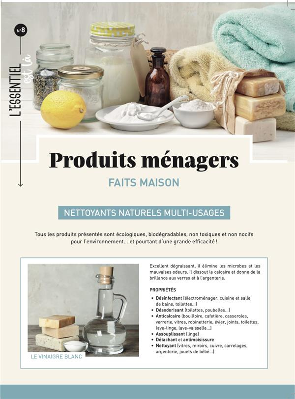 Produits ménagers faits maison . Nettoyants naturels multi-usages