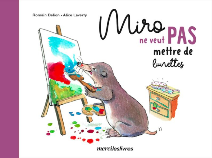 Miro ne veut pas mettre de lunettes