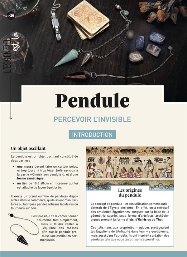 Pendules. Percevoir l'invisible