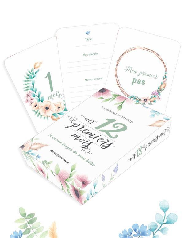 Mes 12 premiers mois. 24 cartes étapes de mon bébé