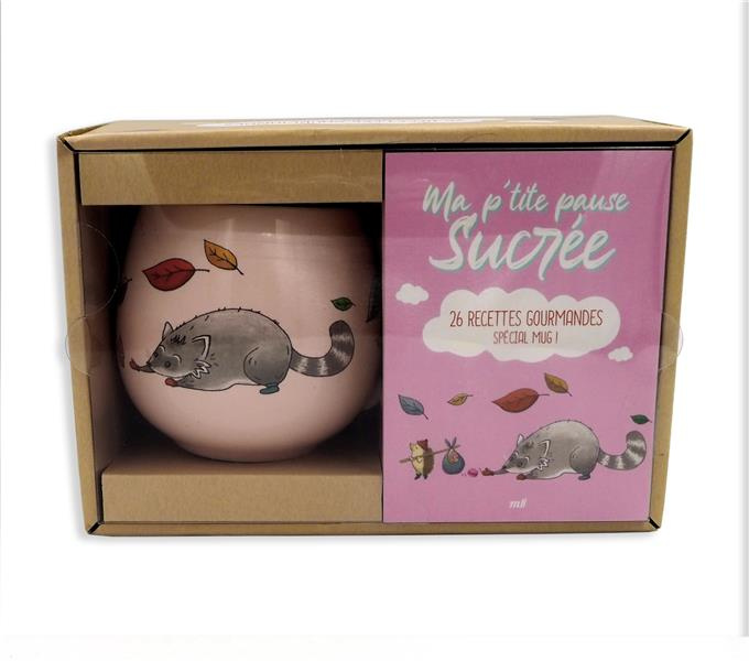 Ma p'tite pause sucrée. Coffret avec 1 mug et 1 livre de recettes