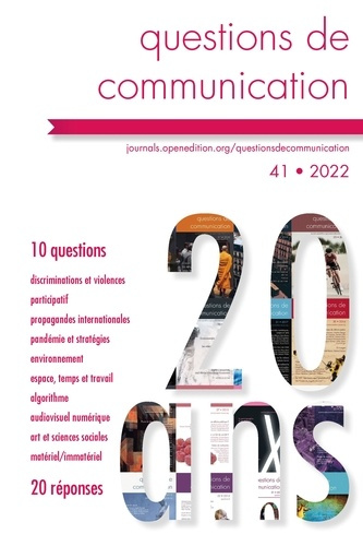 Questions de communication N° 41/2022 : 20 ans, 10 questions, 20 réponses