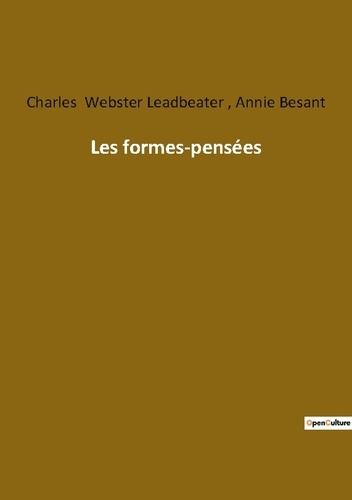 Les formes pensees