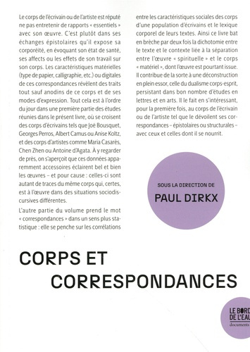 Corps et correspondances