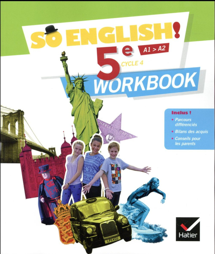 Anglais 5e Cycle 4 So English! Workbook, Edition 2017