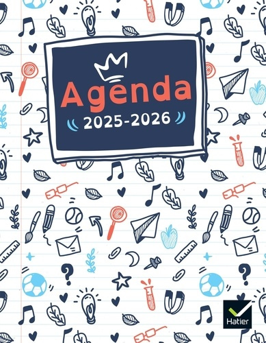 Agenda CM1-CM2. Edition 2025-2026 [ADAPTE AUX DYS