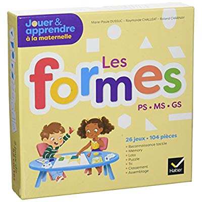 JOUER ET APPRENDRE - LES FORMES - PS, MS, GS - ED. 2018 - BOITE DE MATERIEL POUR LA CLASSE