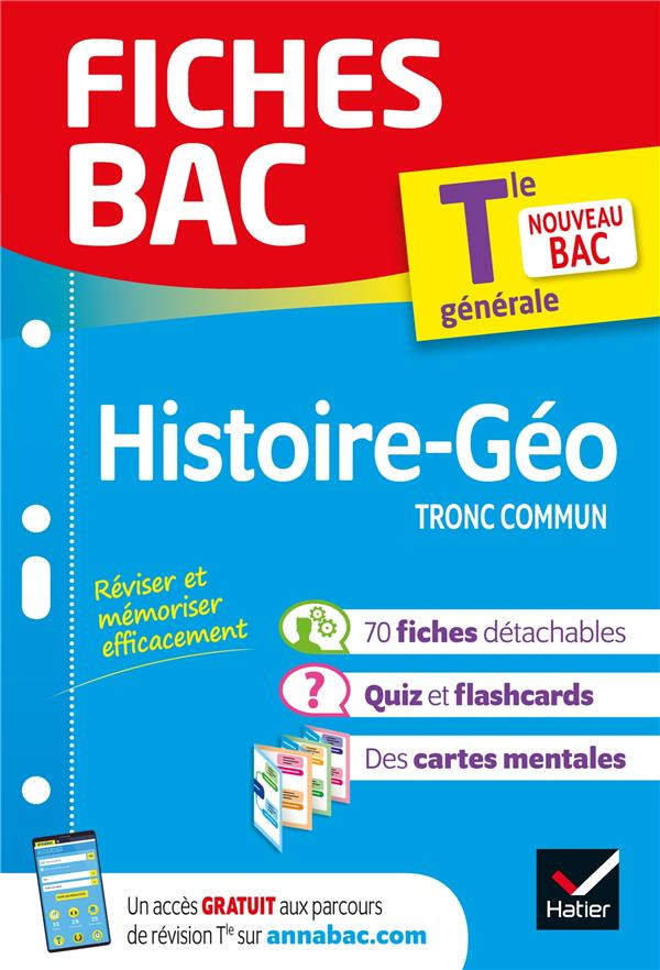 Histoire-Géographie Tle tronc commun. Edition 2020