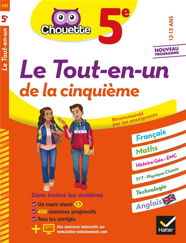Le tout-en-un de la 5e